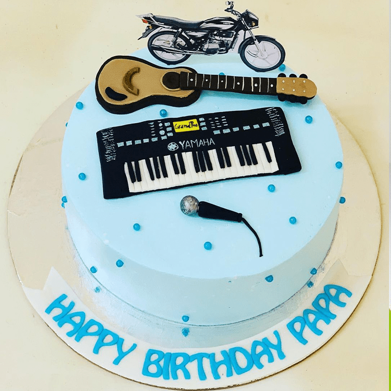 Piano Shape Chocolate Cake Delivery in Delhi NCR - ₹1,999.00 Cake Express
